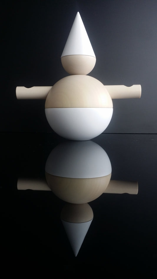 Harlekin , Armleuchter | flexible Dekofiguren im Bauhaus-Stil | Cultform-Design