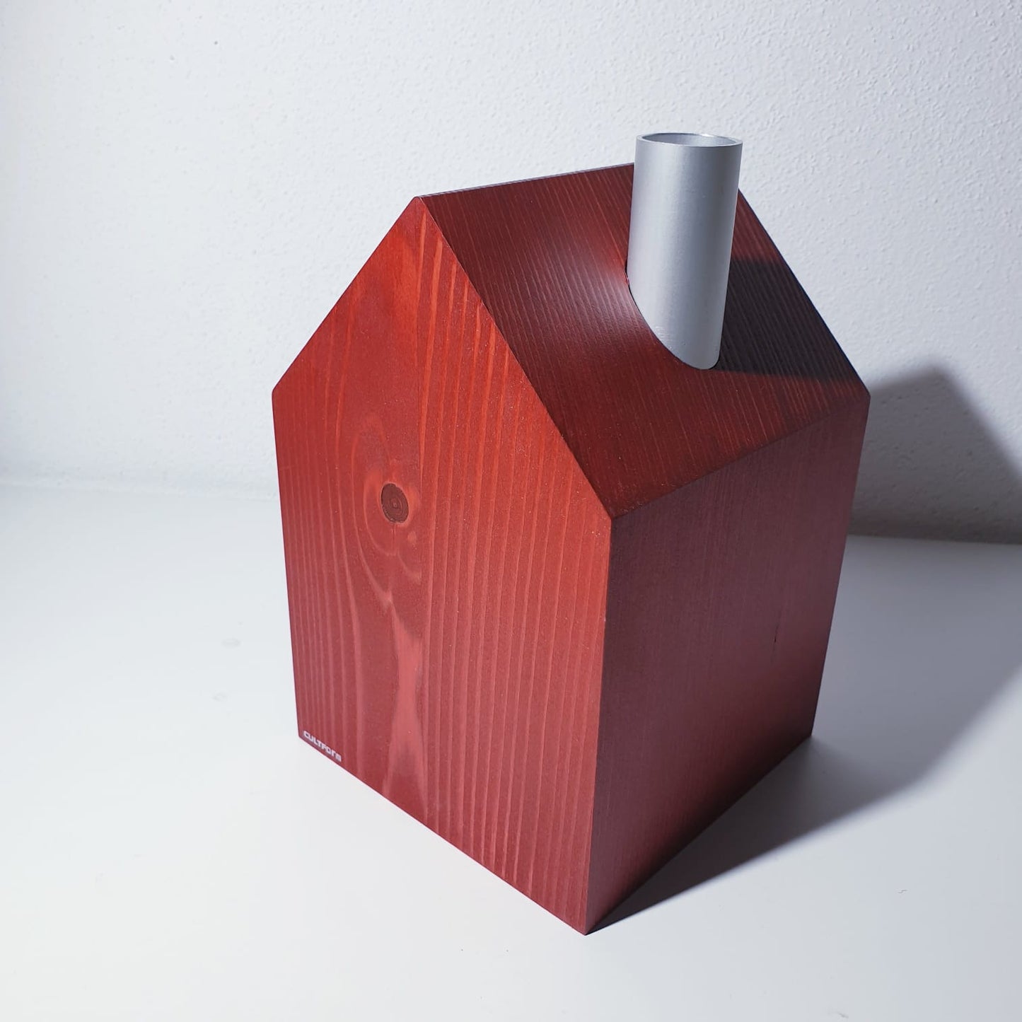 Candles & Greenhouse L | House with chimney for household candles & test tube as vase