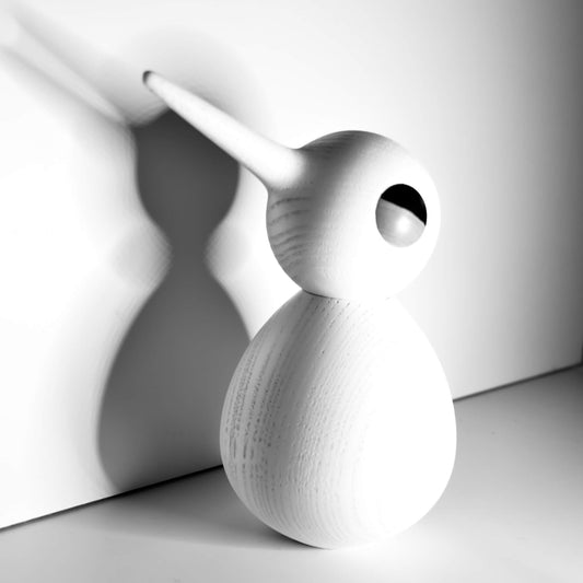 SPASSVOGEL Holzvogel mit beweglichem Kopf