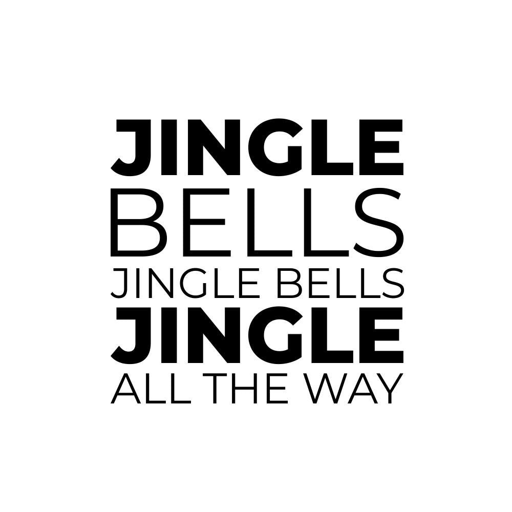 Weihnachtsgrafik Typo 10er Set A4 Download