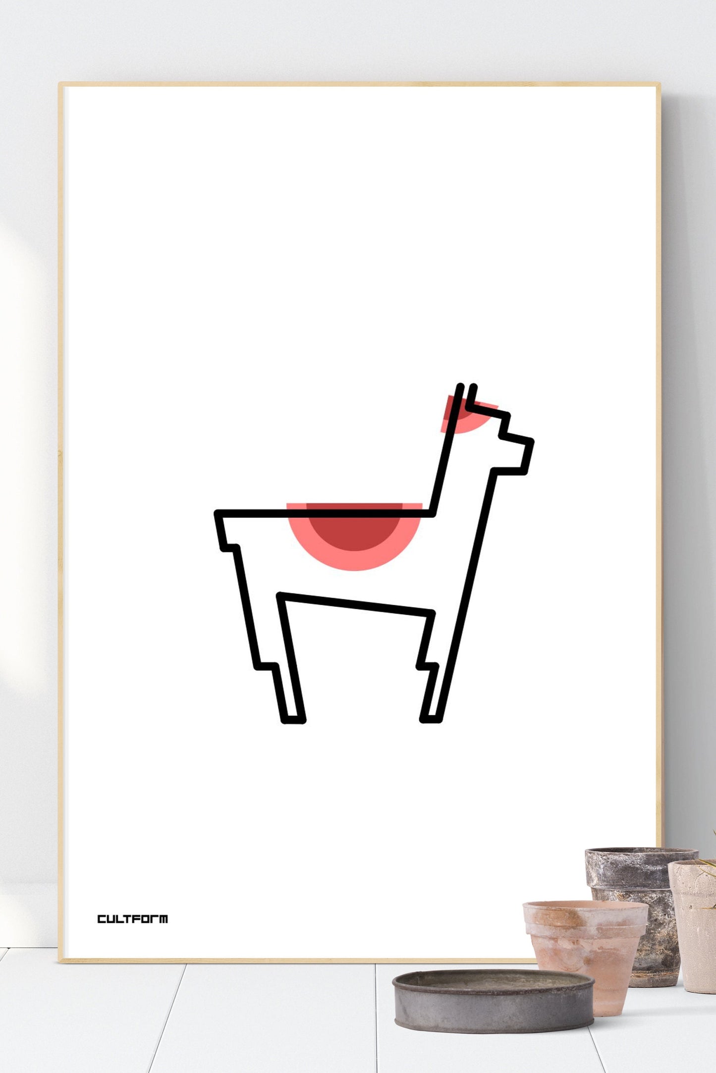 Graphic "Lama red" Download