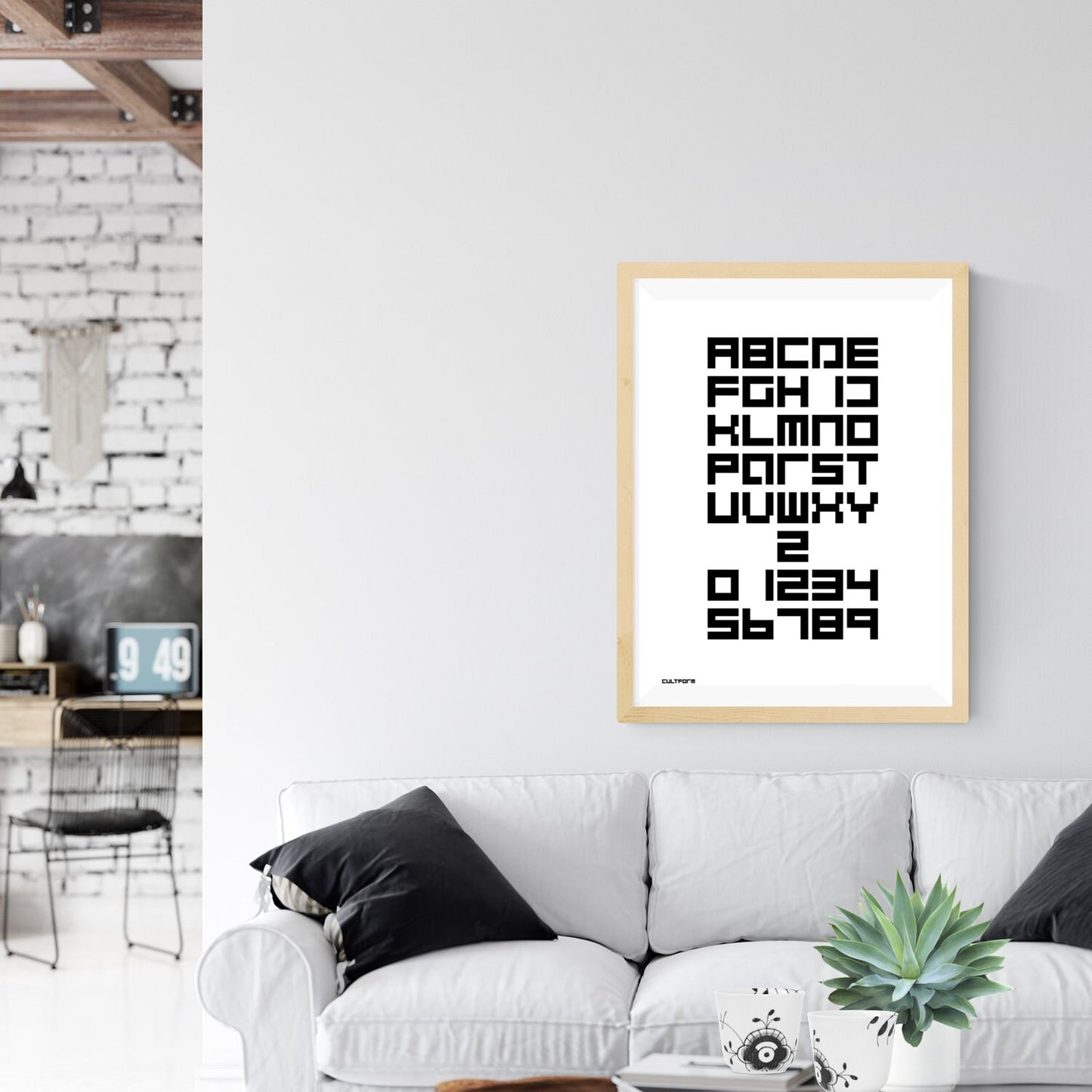 Stampa "Alfabeto Cultform Nero"