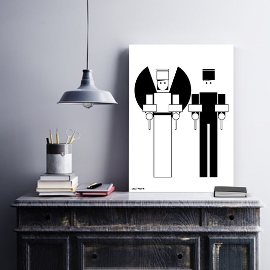 Grafica | Poster "Coppia di luci di Natale" Scarica