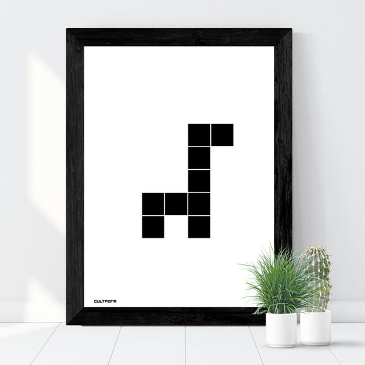 Set grafico di 3 "Animali quadrati cane lama giraffa" Scarica