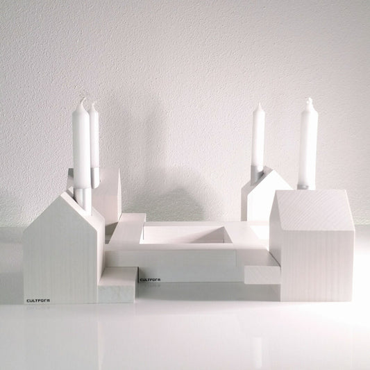 Lichtelhausen | der Adventskranz Adventskalender mit Häuschen