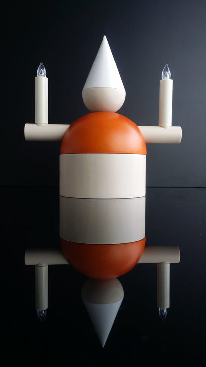 Harlequin, candelabra | flexible decorative figures in Bauhaus style | Cultform design