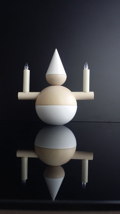 Harlequin, candelabra | flexible decorative figures in Bauhaus style | Cultform design