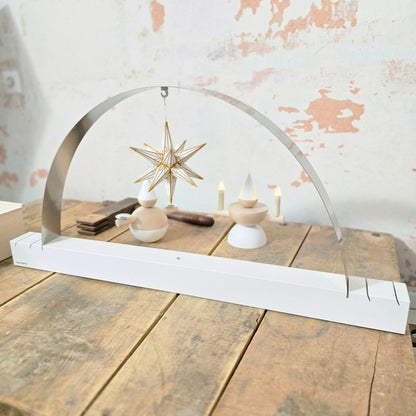 Spannungsbogen / Schwibbogen im Set mit Original Haßlauer Weihnachtsstern