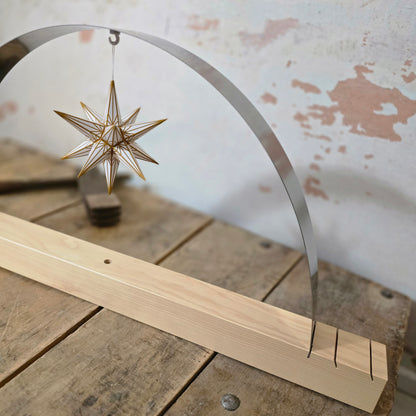 Spannungsbogen / Schwibbogen im Set mit Original Haßlauer Weihnachtsstern