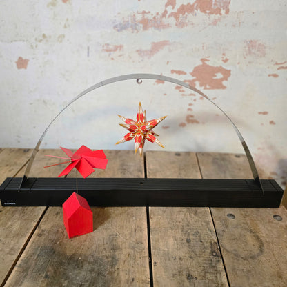 Spannungsbogen / Schwibbogen im Set mit Original Haßlauer Weihnachtsstern