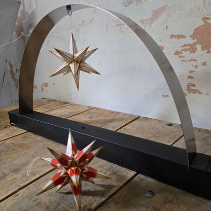 Spannungsbogen / Schwibbogen im Set mit Original Haßlauer Weihnachtsstern