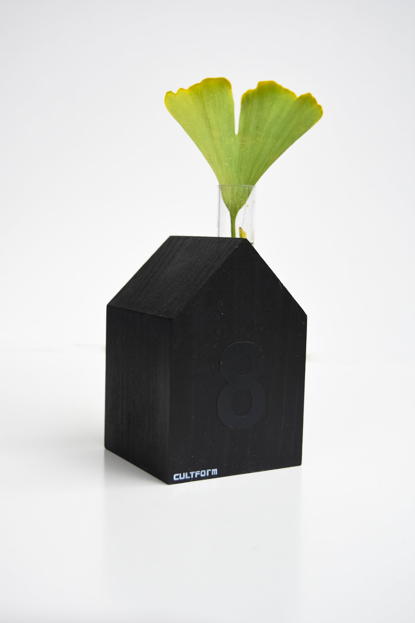 Gewächshaus M | Haus mit Reagenzglas als Vase