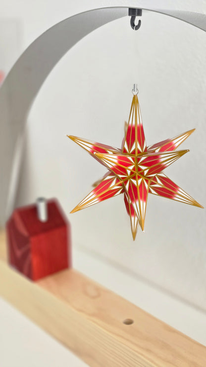 Spannungsbogen / Schwibbogen im Set mit Original Haßlauer Weihnachtsstern