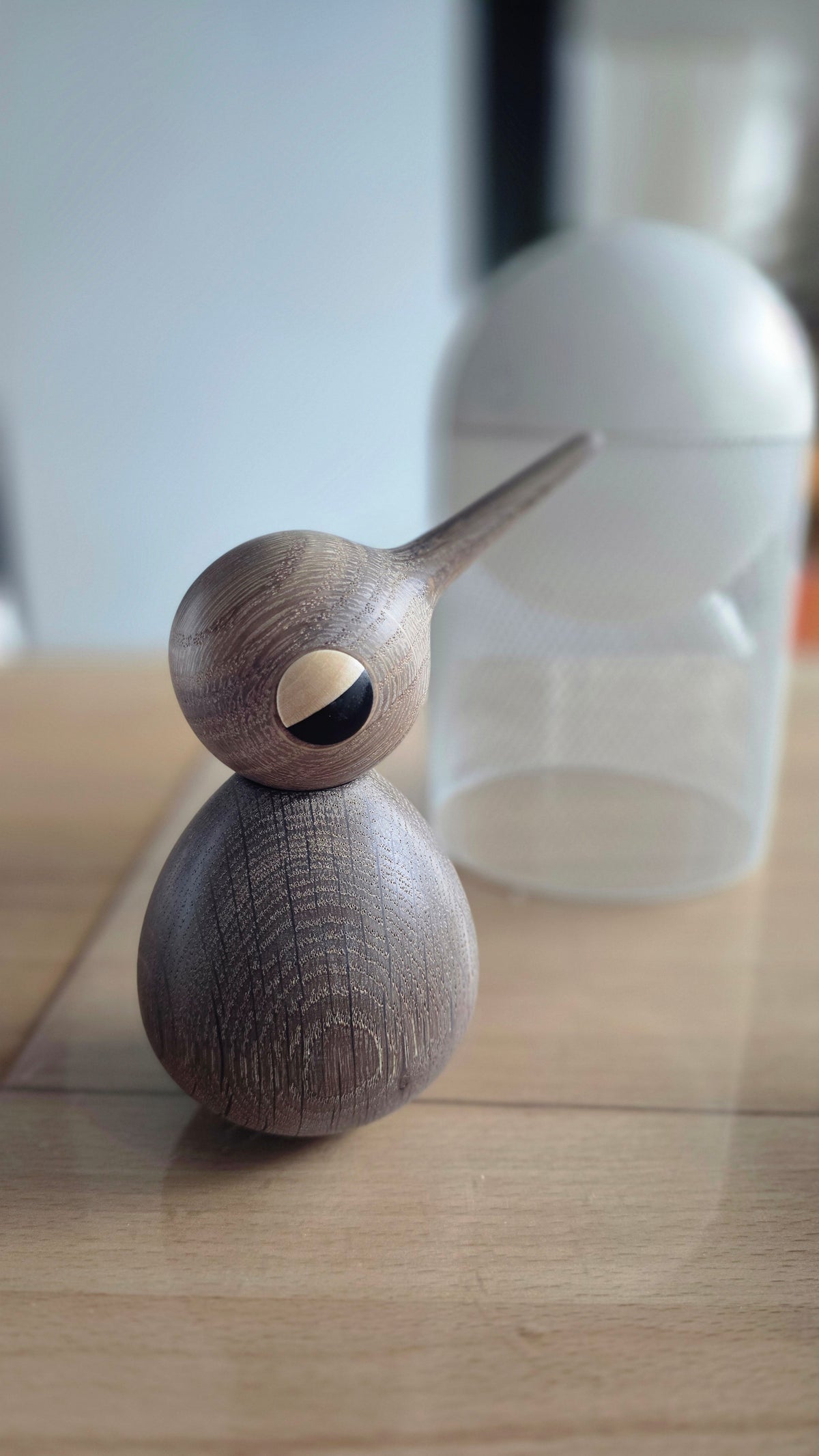SPASSVOGEL Holzvogel mit beweglichem Kopf