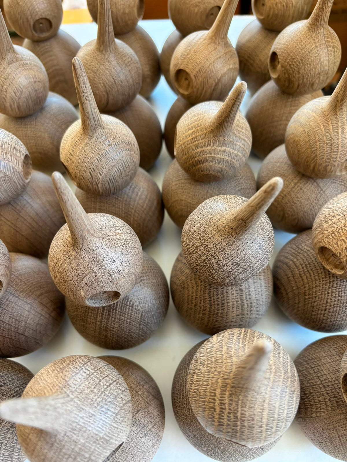 SPASSVOGEL Holzvogel mit beweglichem Kopf