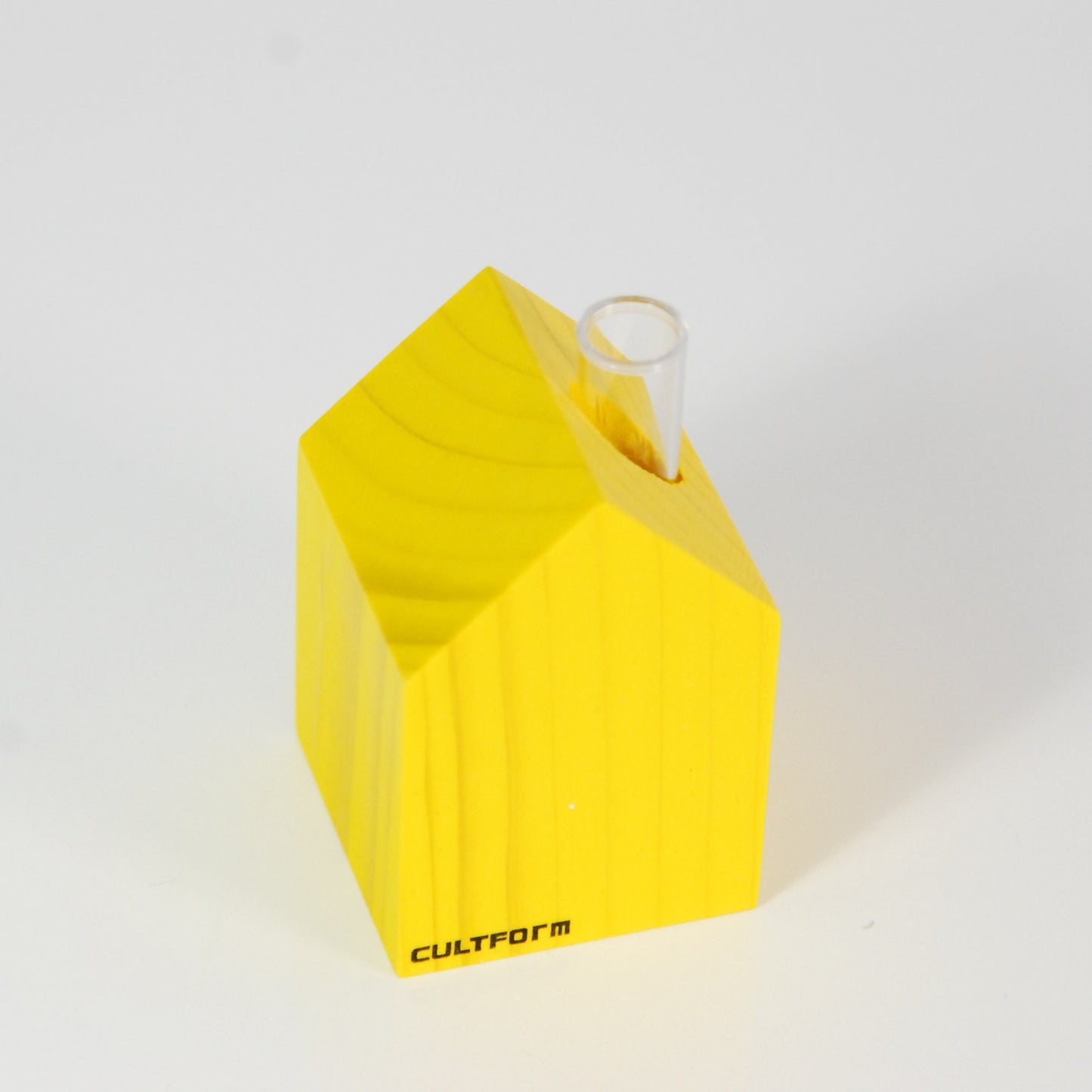 Gewächshaus M S | Haus mit Reagenzglas als Vase