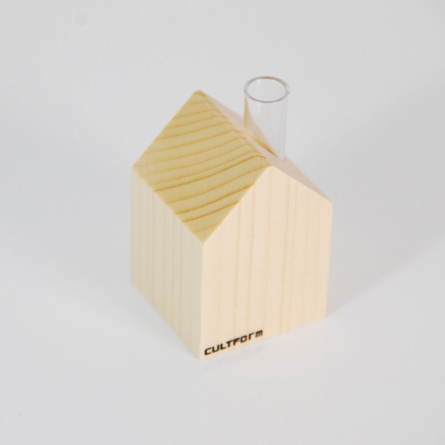 Gewächshaus M S | Haus mit Reagenzglas als Vase