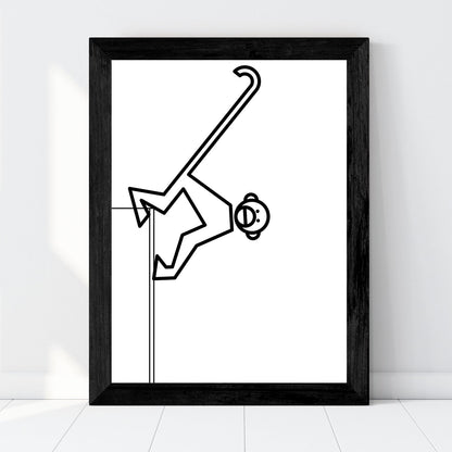 Print "Hanging Monkeys Set of 3 Black and White"