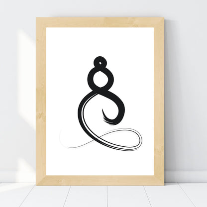 Druckgrafik "Meditation"