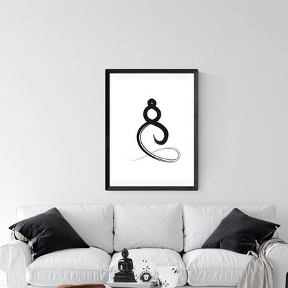 Druckgrafik "Meditation"