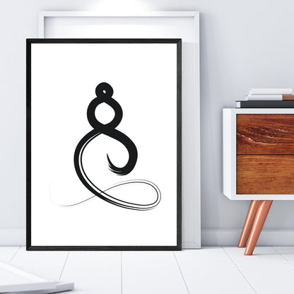 Druckgrafik "Meditation"