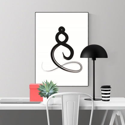 Grafik "Meditation-Pinsel-Kalligraphie" Download