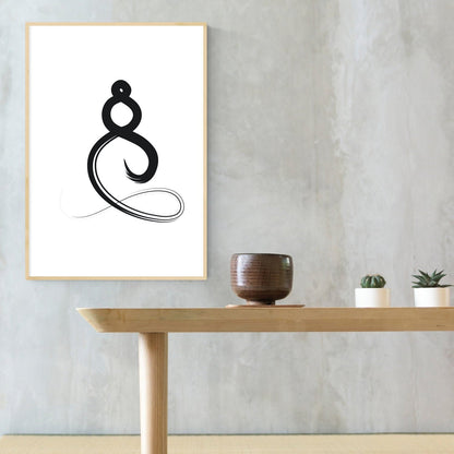 Druckgrafik "Meditation"