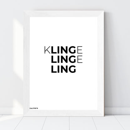 Grafik | Poster "Klingelingeling" Download
