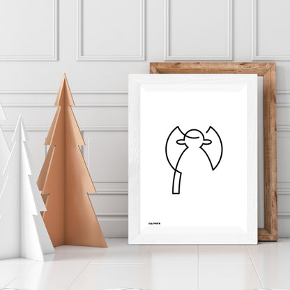 Grafica "Angel Line Black" Scarica