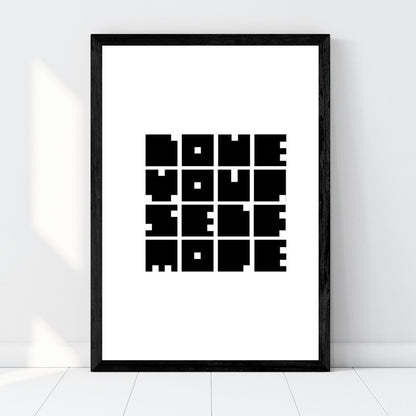 Druckgrafik "Love your self more"