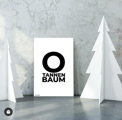 Druckgrafik | Poster "O Tannenbaum"