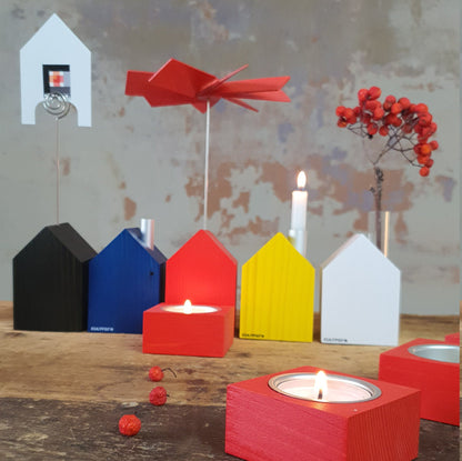 Case Set M di 5 | Città fatta di piramide, casa dell'incenso, casa delle candele, governante, casa dei fiori | diverse combinazioni di colori