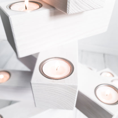 Light spruce | Alternative to a Christmas tree | Tealight holder | Wooden Christmas tree
