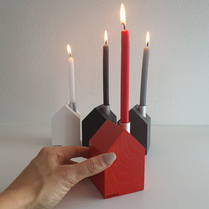 Corona dell'Avvento casa | 4x Casa delle candele M