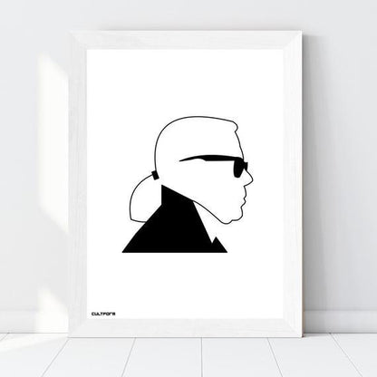 Printgrafik "Karl Schwarz-Weiss"