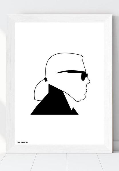 Printgrafik "Karl Schwarz-Weiss"