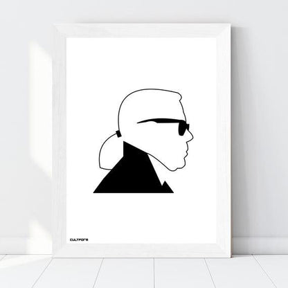 Printgrafik "Karl Schwarz-Weiss"