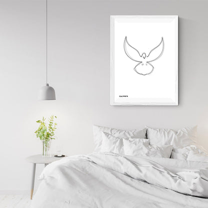 Graphic "Dove-Peace" Hand Drawing Line | Download