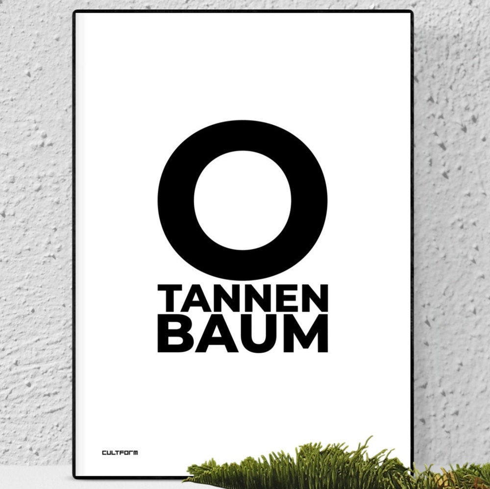 Druckgrafik | Poster "O Tannenbaum"