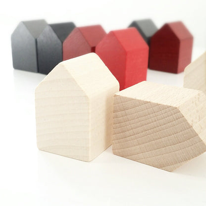 Blocchi da costruzione S costruzione (blocchi) case | Set da 10 | Case decorative