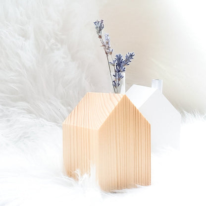 Serra M | Casa con provetta come vaso
