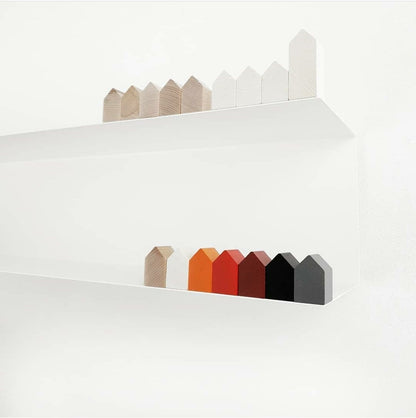 Blocchi da costruzione S costruzione (blocchi) case | Set da 10 | Case decorative