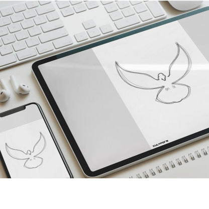 Graphic "Dove-Peace" Hand Drawing Line | Download
