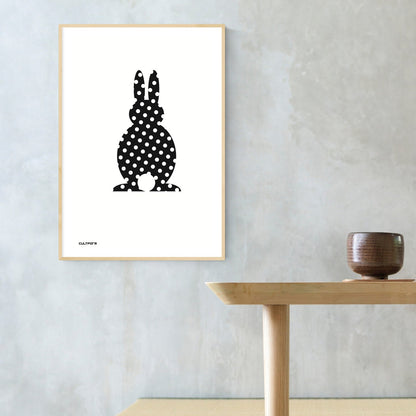 Poster "Osterhasen" 4er Set Druckgrafik | Osterposter