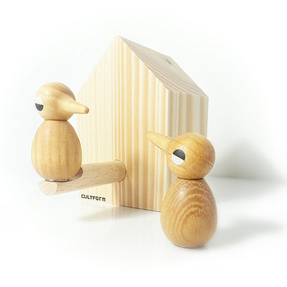 House with bird - Birdhouse M